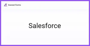 Everest Forms Salesforce