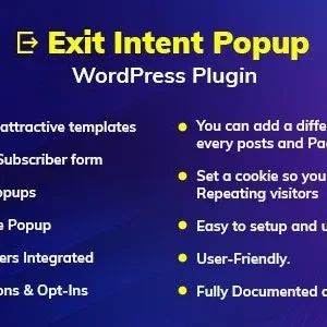 Exit Intent Popup