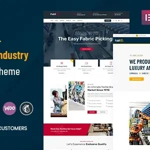 Fablio - Textile Industry WordPress Theme