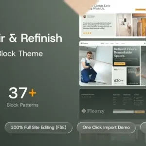 Floorzy - Floor Repair & Refinish FSE WordPress Block Theme