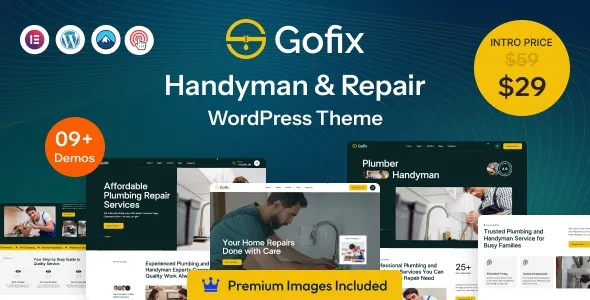 Gofix - Handyman & Repair Service WordPress Theme