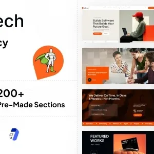 Infitech - Creative Agency & Portfolio WordPress Theme