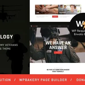 Militarology - Military Service WordPress Theme