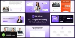 Optizeo – SEO & Digital Marketing FSE WordPress Block Theme