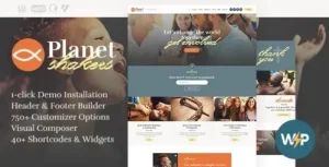 Planet Shakers – Church & Religion WordPress Theme