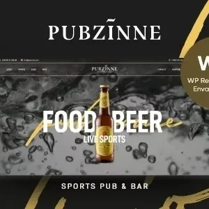 Pubzinne – Sports Bar & Pub WordPress Theme
