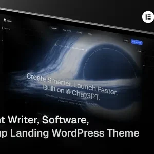 Qore – Content Writer, Software, SaaS & Startup Landing WordPress Theme