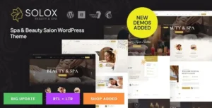 Solox – Spa & Beauty WordPress Theme