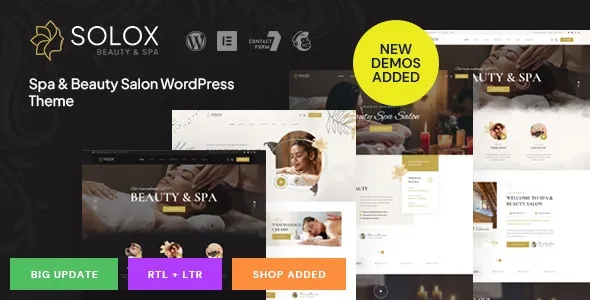 Solox – Spa & Beauty WordPress Theme