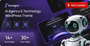 Auregon – AI Agency & Technology WordPress Theme
