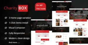 CharityBOX – Fundraising WordPress Theme