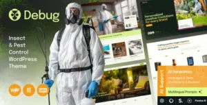 Debug – Insect Extermination & Pest Control WordPress Theme