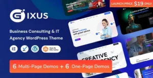 Gixus – Business Consulting & IT Agency WordPress