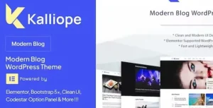 Kalliope – Modern Blog WordPress Theme
