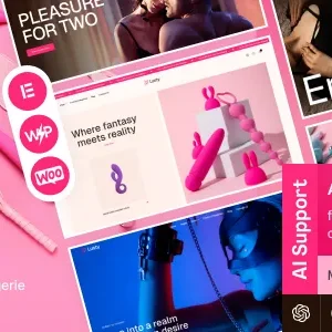 Lusty – Sex Shop, Toys & Lingerie WordPress Theme