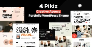 Pikiz – Creative Agency Portfolio WordPress Theme