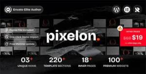 Pixelon – Creative Digital Portfolio WordPress Theme