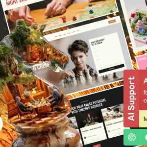 Rook – Chess Club & Board Games WordPress Theme