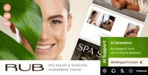 Rub – Spa Salon, Massage & Wellness WordPress Theme