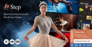 Step – Dancing School & Studio WordPress Theme