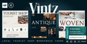 Vintz – Local Tourist Antique Shop WordPress Theme