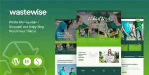 Wastewise – Waste Management Disposal and Recycling WordPress Theme