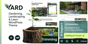 Yard – Gardening, Landscaping & Lawn WordPress Theme