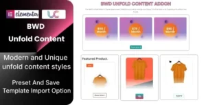 BWD Unfold Content Addon For Elementor