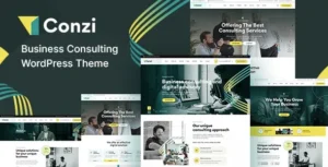 Conzi – Business Consulting WordPress Theme