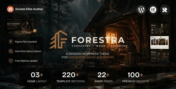 Forestra – Carpenter, Wood & Forestry WordPress Theme