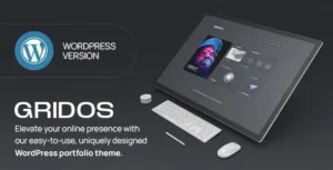 Gridos  – Creative Personal Portfolio WordPress Theme
