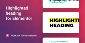 Highlighted headings for Elementor
