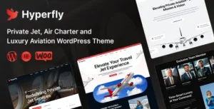 HyperFly – Private Jet Charter & Aviation WordPress Theme