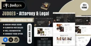 Judges – Attorney & Legal Consultancy WordPress Theme
