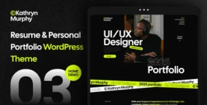 Kathryn – Personal Portfolio & Photography WordPress Theme