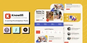 Knowlifi – E-Learning & AI Knowledgebase Theme