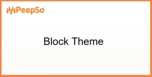 PeepSo Block Theme