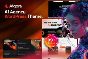 Aigora – AI Agency WordPress Theme