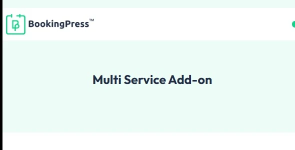 BookingPress Multi Service