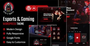 CROX – Esports & Gaming WordPress Theme