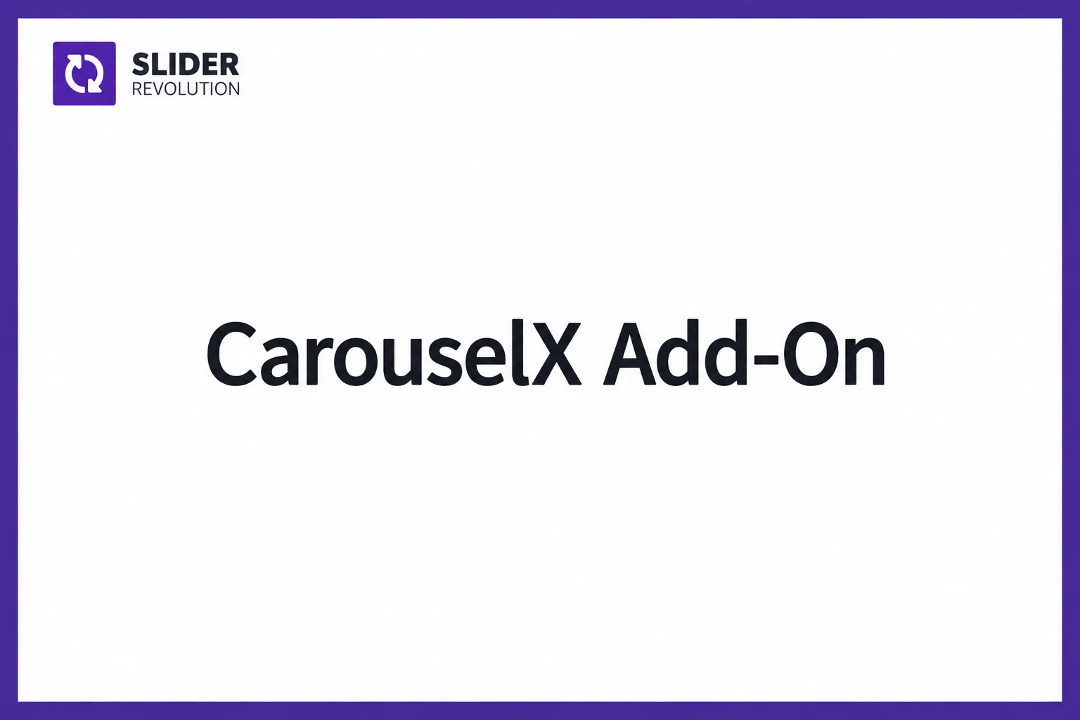 CarouselX Add-On