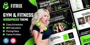 Fitrix – GYM & Fitness WordPress Theme
