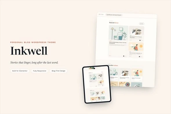 Inkwell – Personal Blog WordPress Theme