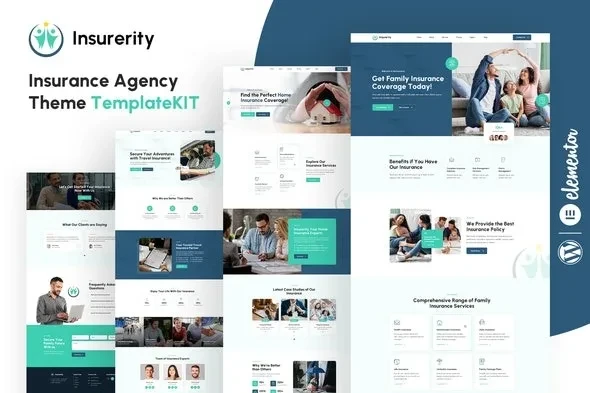 Insurerity – Insurance Agency WordPress Theme