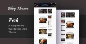 Pick – A Responsive WordPress Blog Theme
