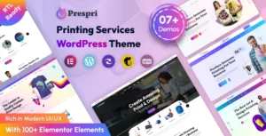Prespri – Printing Services WordPress Theme
