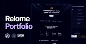 Relome – Personal Portfolio WordPress Theme
