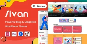 Sivan – Blog & Magazine WordPress Theme