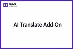 Slider Revolution AI Translate Add-On