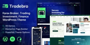 TradeBro – Forex Broker & Trading WordPress Theme